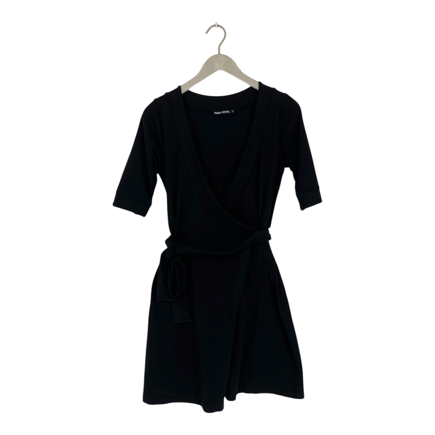Filippa K wrap dress, black | woman M