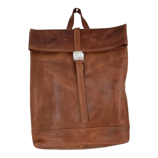 Holzrichter leather backpack, caramel