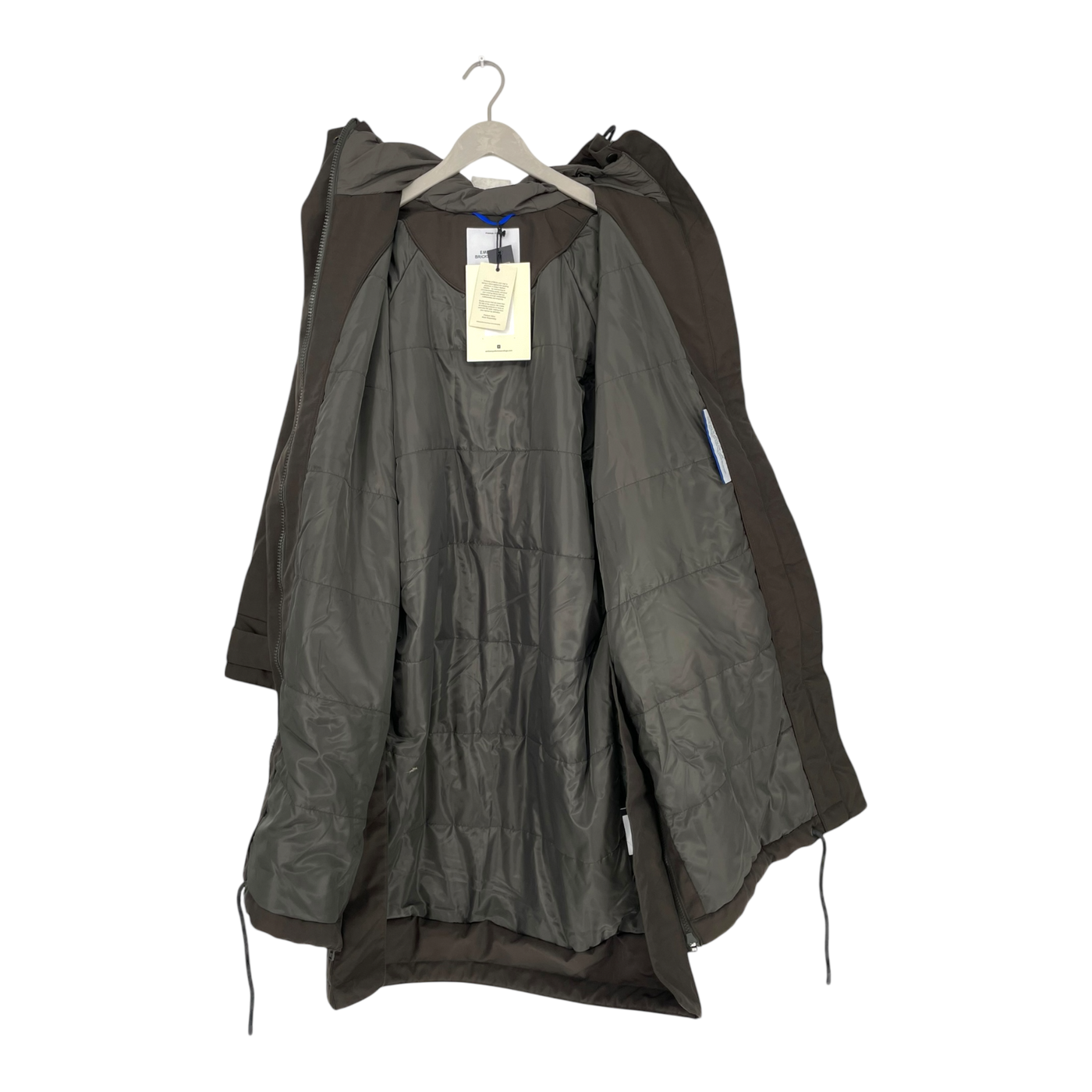 Embassy of Bricks and Logs montebello coat, black olive | unisex S