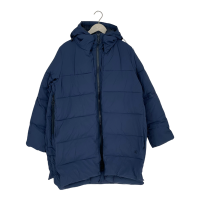Embassy of Bricks and Logs fargo puffer jacket, dark navy | unisex S