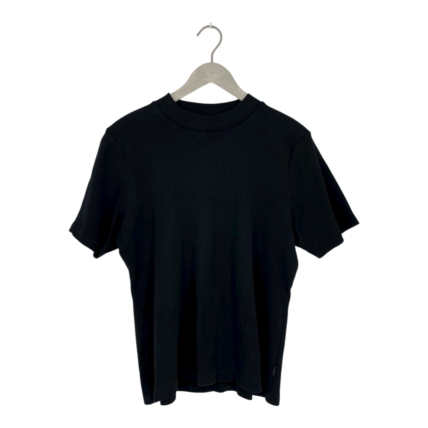 Aarre rib t-shirt, black | woman XXXL
