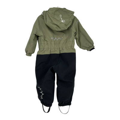 Isbjörn winter overall, green | 80cm
