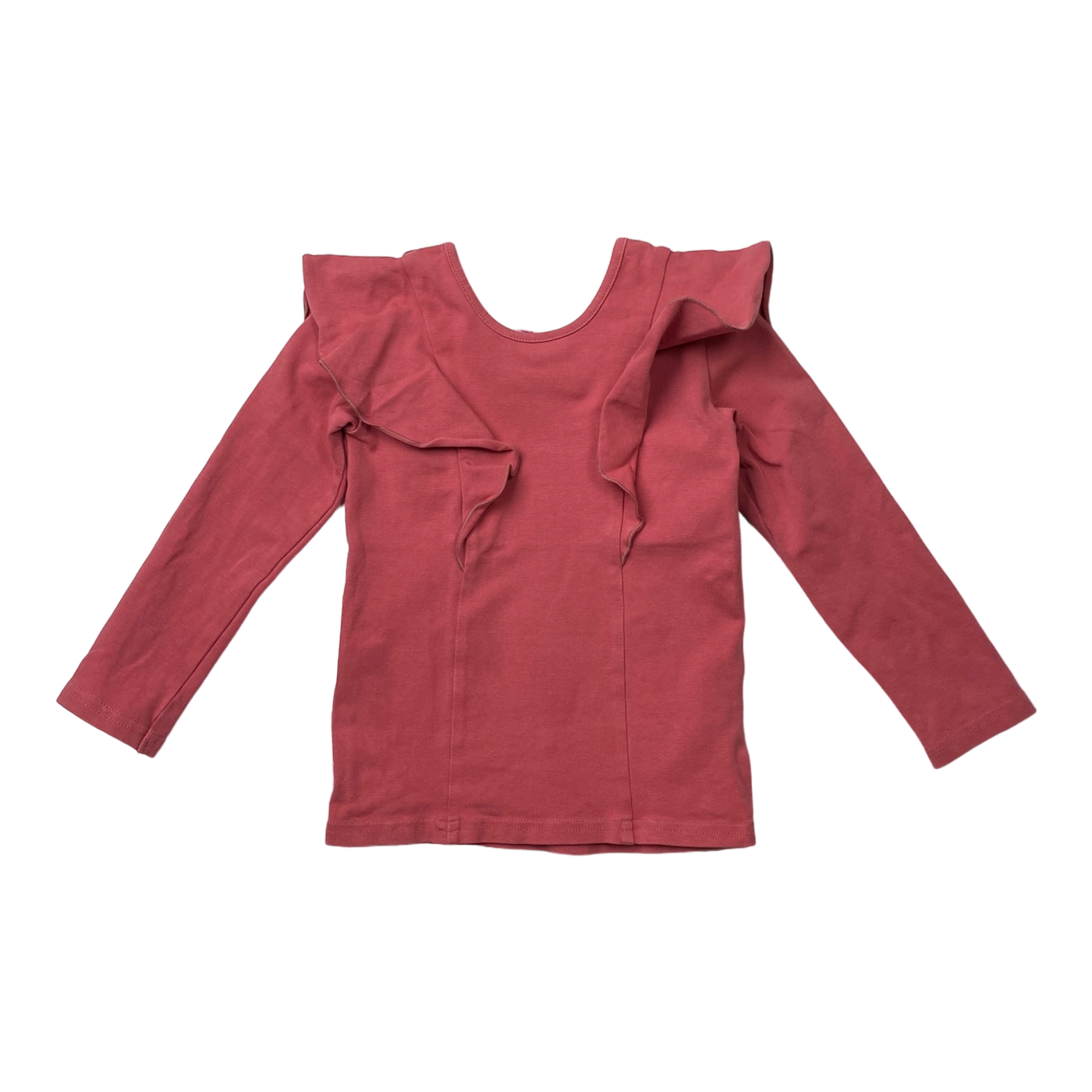 Gugguu frill shirt, rasberry | 80cm