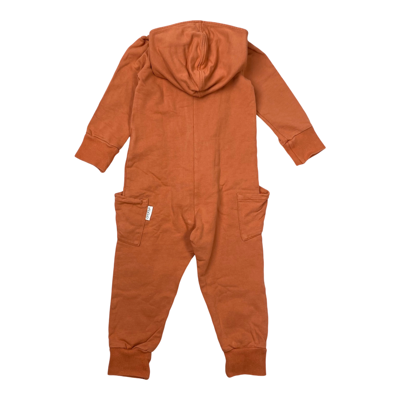 Gugguu sweat jumpsuit, orange | 92cm