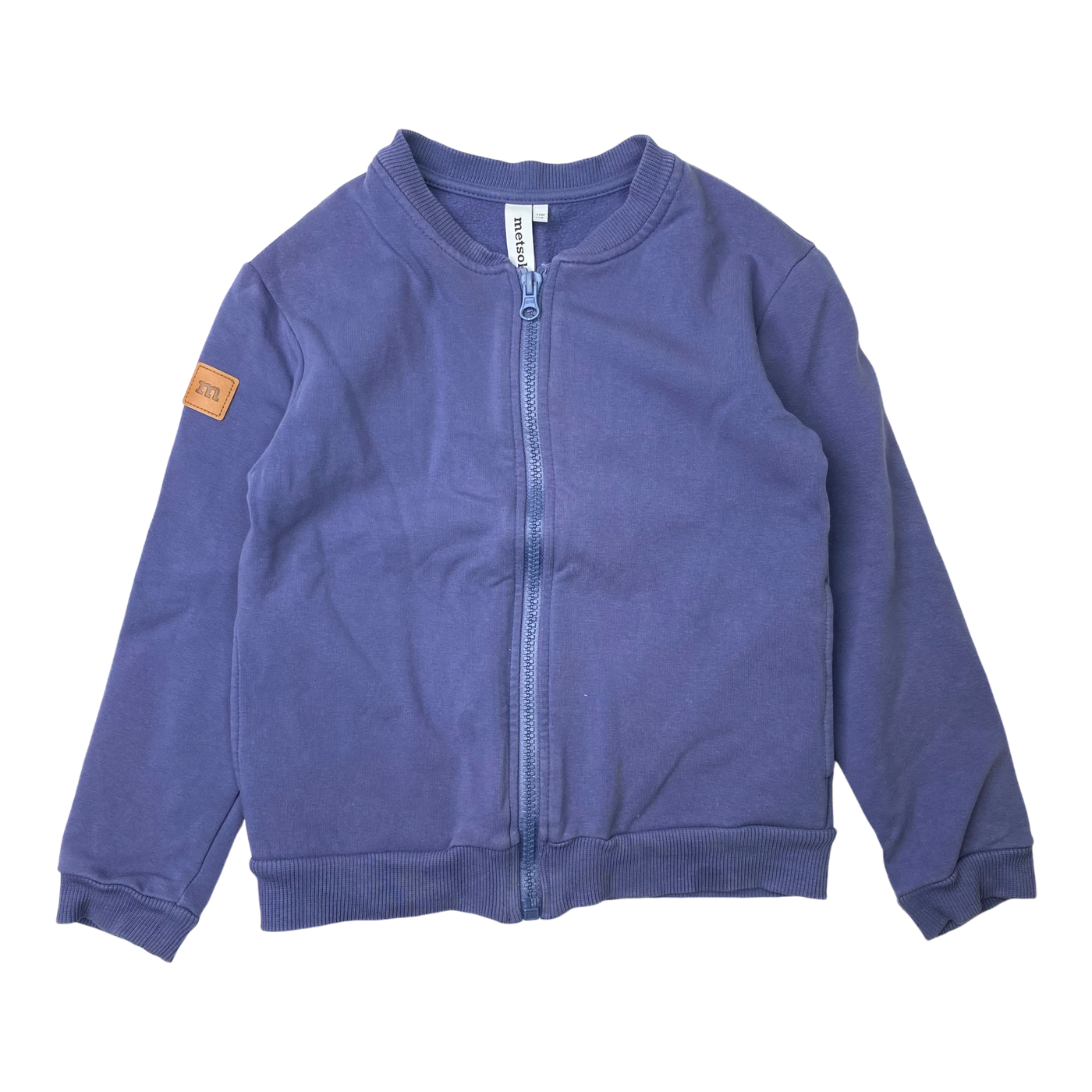 Metsola zipper hoodie, dark powder blue | 110/116cm