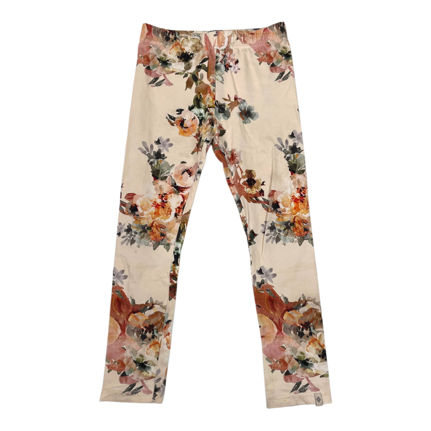 Kaiko leggings, flowers | 110/116cm