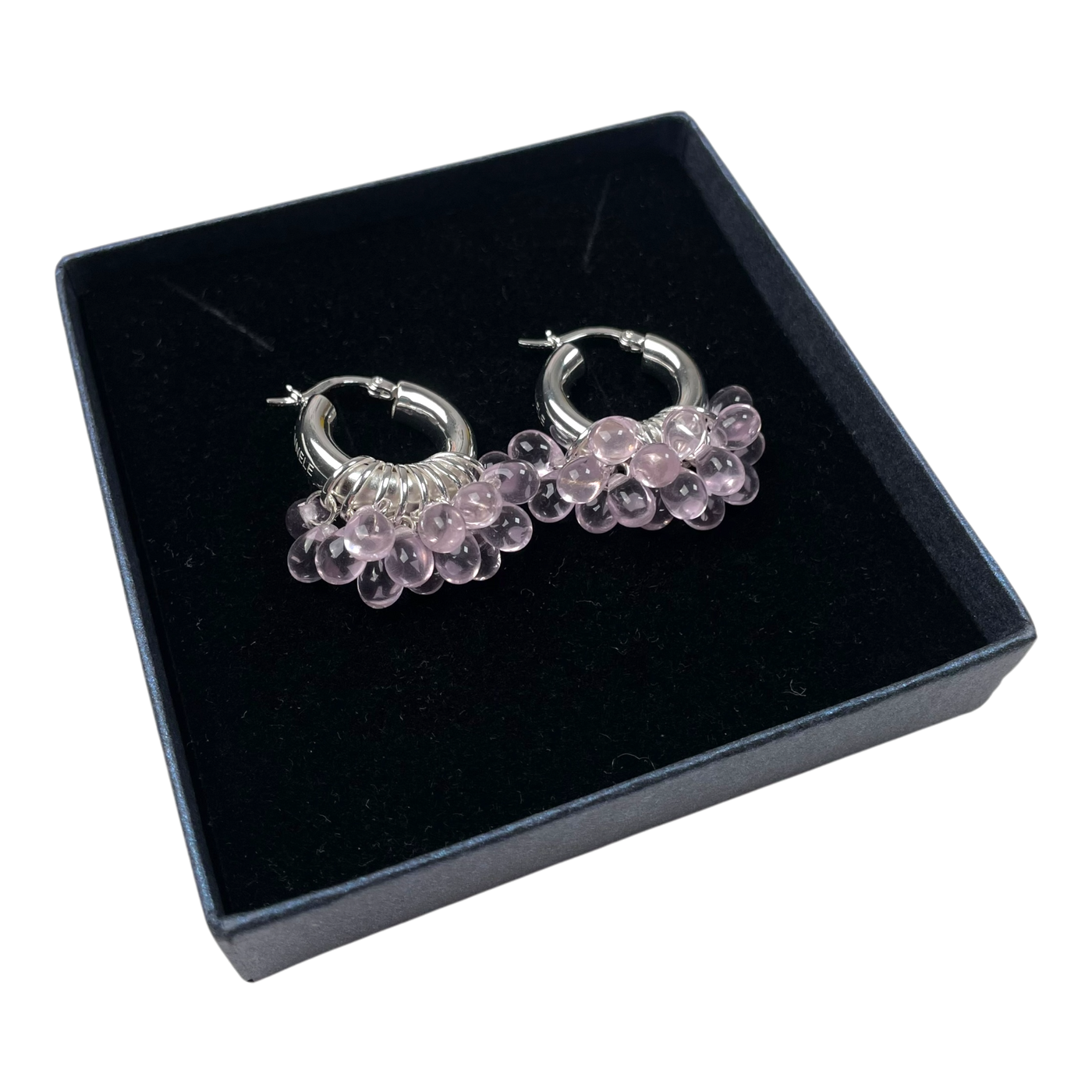 Annele whipped dreams earrings, silver