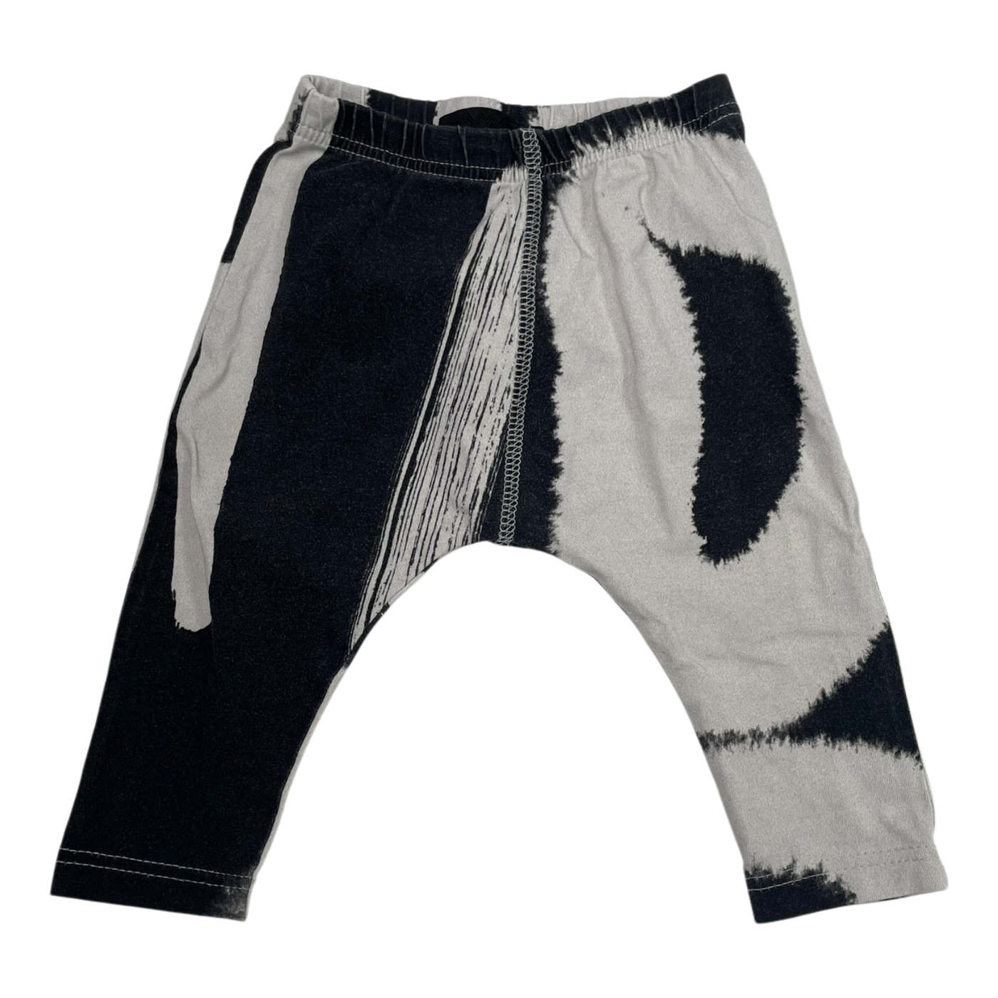 Vimma baggy pants, black & cream | 60cm