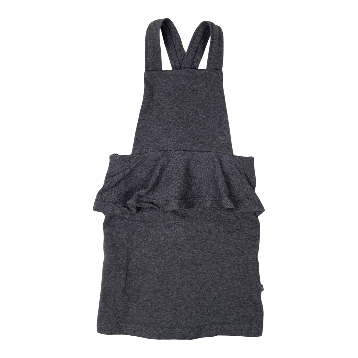 Kaiko dungaree dress, grey | 98/104cm