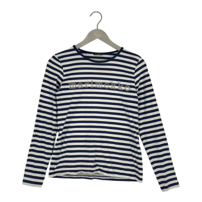 Marimekko stripe shirt, blue | woman XS