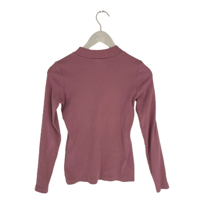 Aarre rib shirt, old rose | woman XS