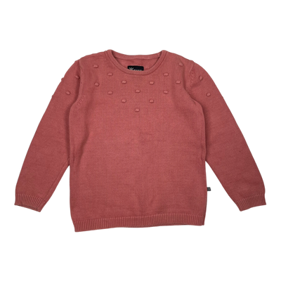 Kaiko knitted jumper, rose | 110/116cm