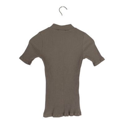 Riva Clothing rib t-shirt, beige | woman XS