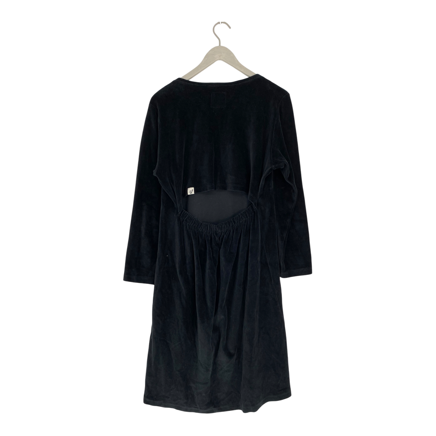 Morico velour dress, black | woman M