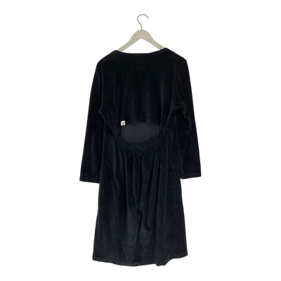 Morico velour dress, black | woman M