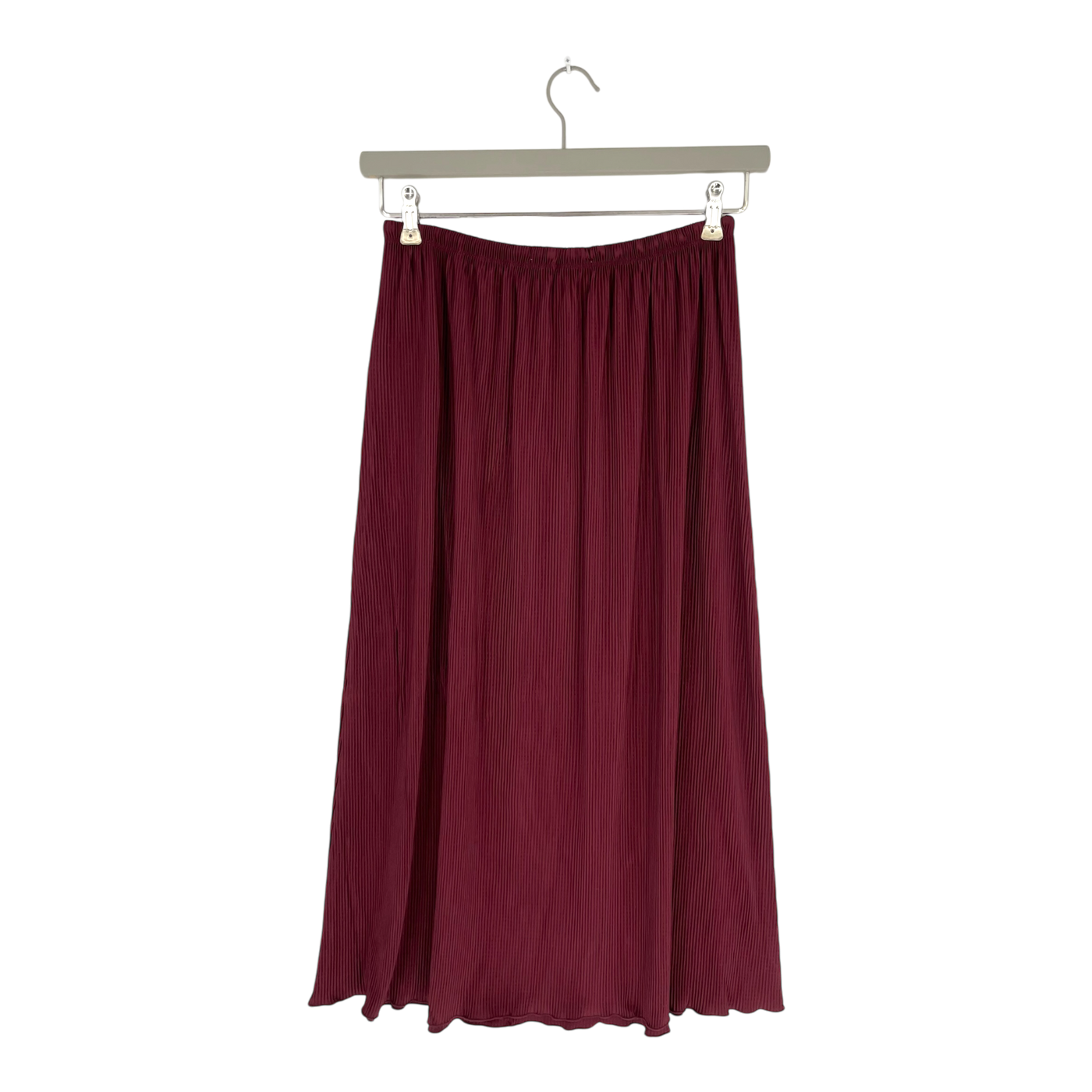 Soft Rebels asiatic plissé skirt, burgundy | woman M