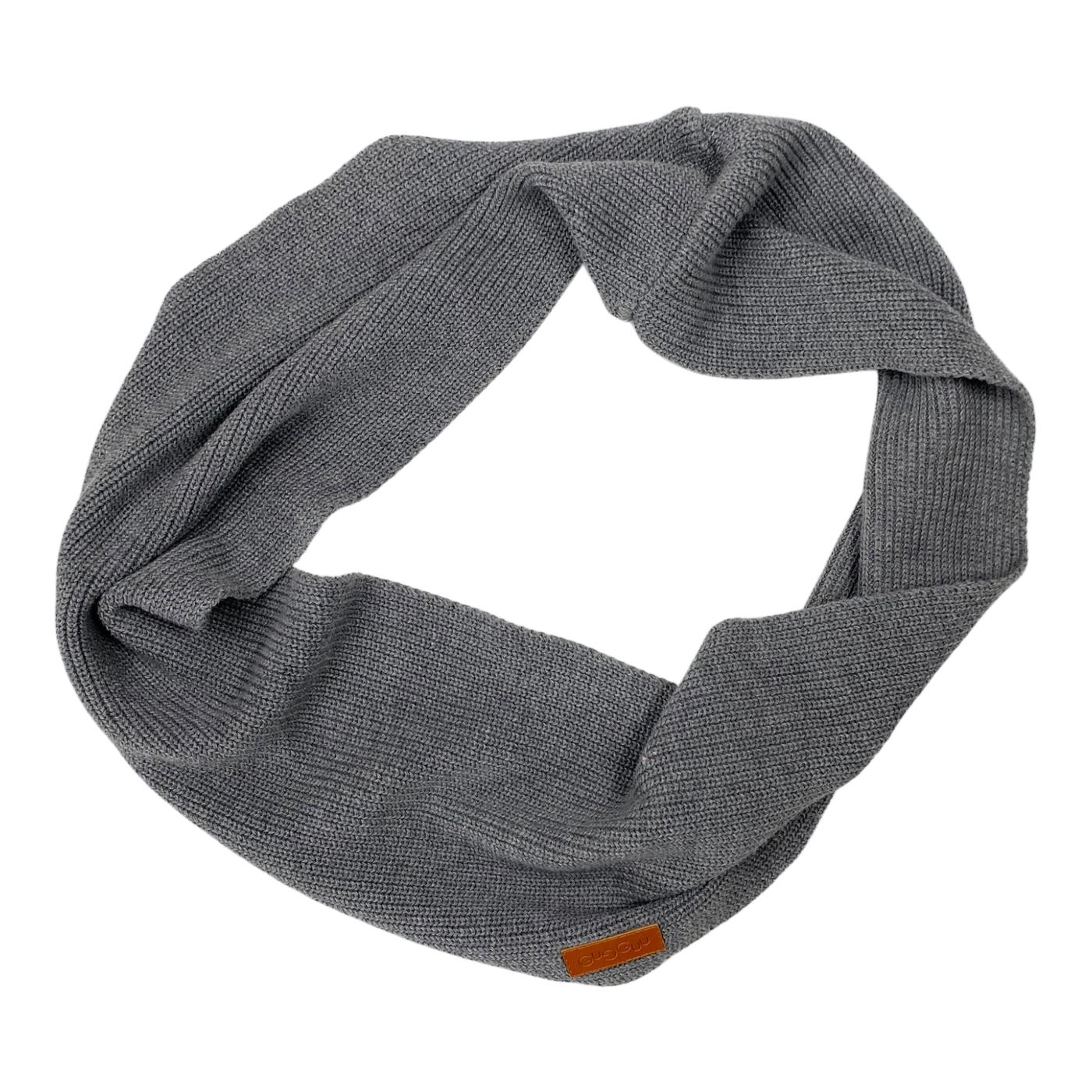 Gugguu cotton tube scarf, grey | kids onesize