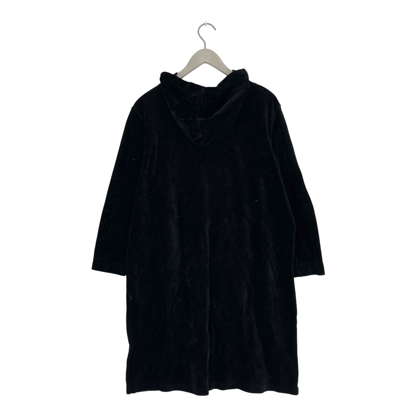 Aarre velour hoodie dress, black | woman L