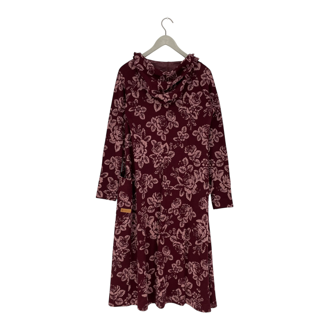Ommellinen merino long cardigan, babushka roses | woman S