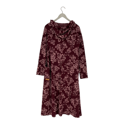 Ommellinen merino long cardigan, babushka roses | woman S