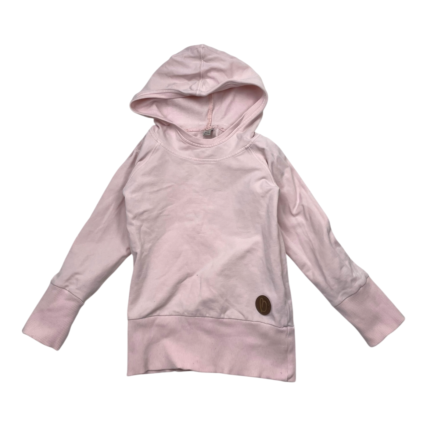 Blaa sweat hoodie, pink | 86/92cm