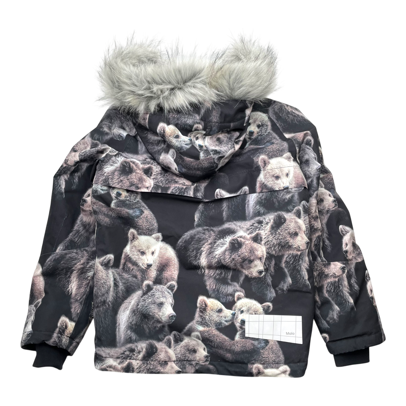 Molo castor fur jacket, teddy | 134cm