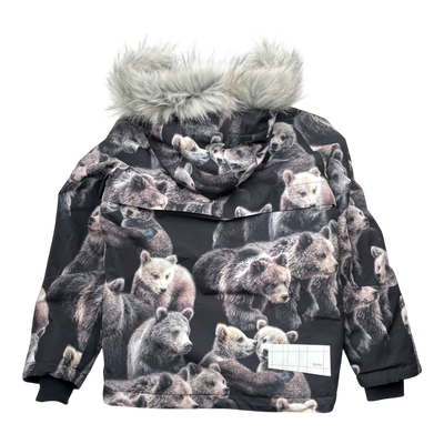 Molo castor fur jacket, teddy | 134cm