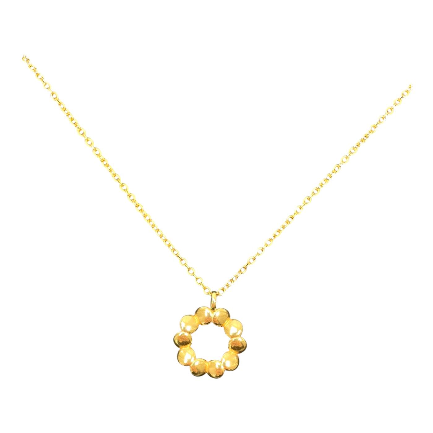 Kalevala Koru kotipesä necklace, golden bronze