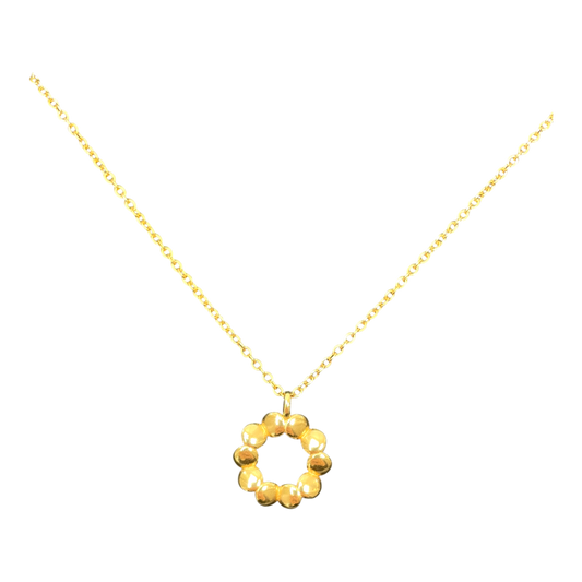 Kalevala Koru kotipesä necklace, golden bronze