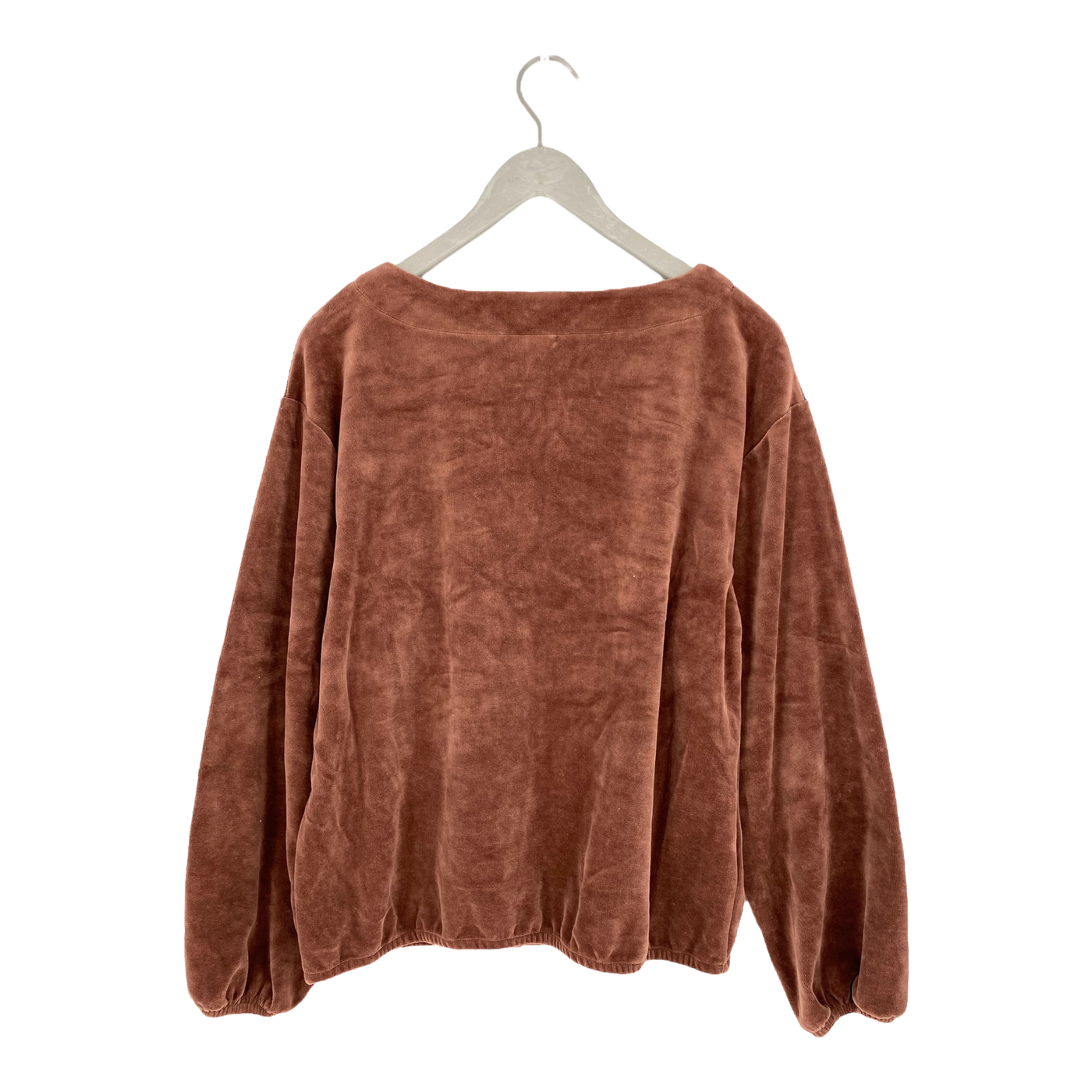 Mainio velour shirt, brown | woman S/M