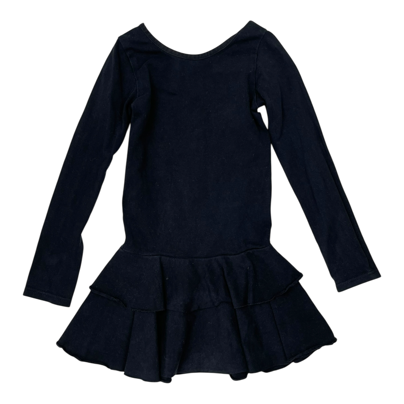 Gugguu frilla dress, black | 104cm