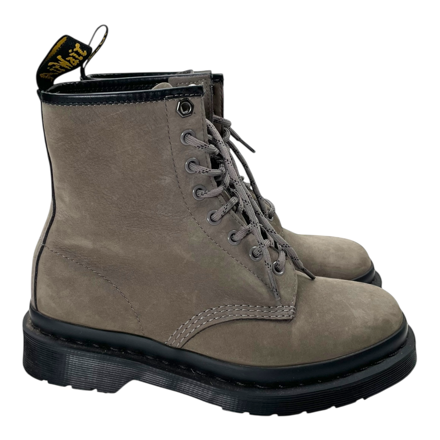 Dr. Martens 1460 lace up boots, grey suede | 38