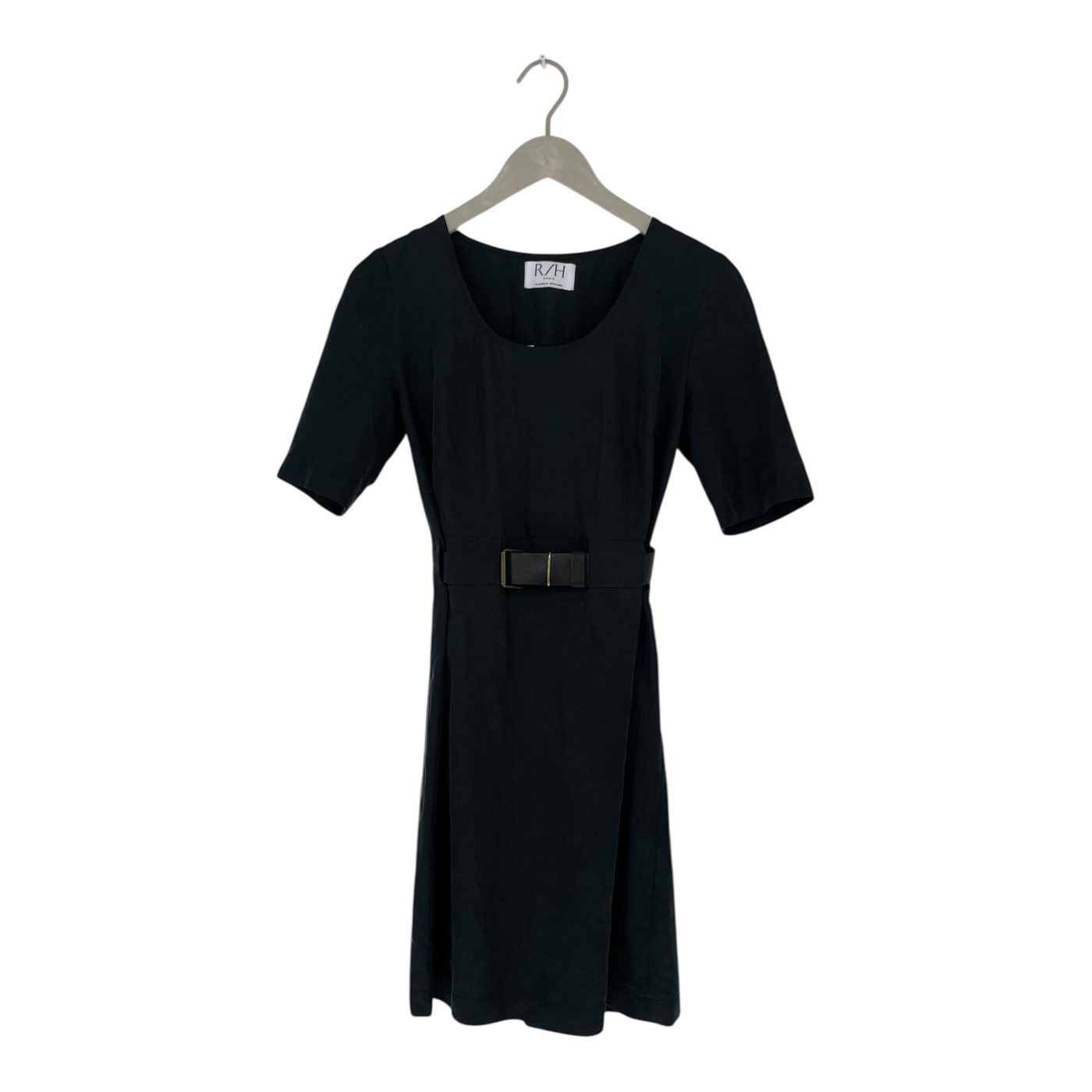 R/H studio belted dress, black | woman S