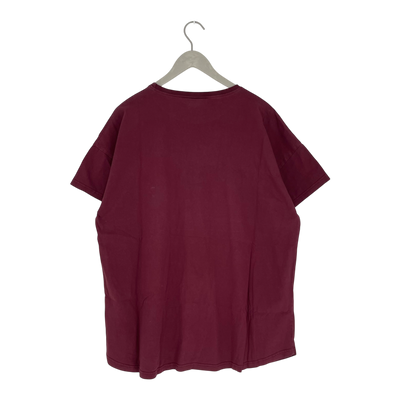 Riva Clothing t-shirt, wine | woman 2XL