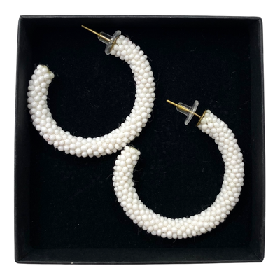 Kaiko gianna earrings, white