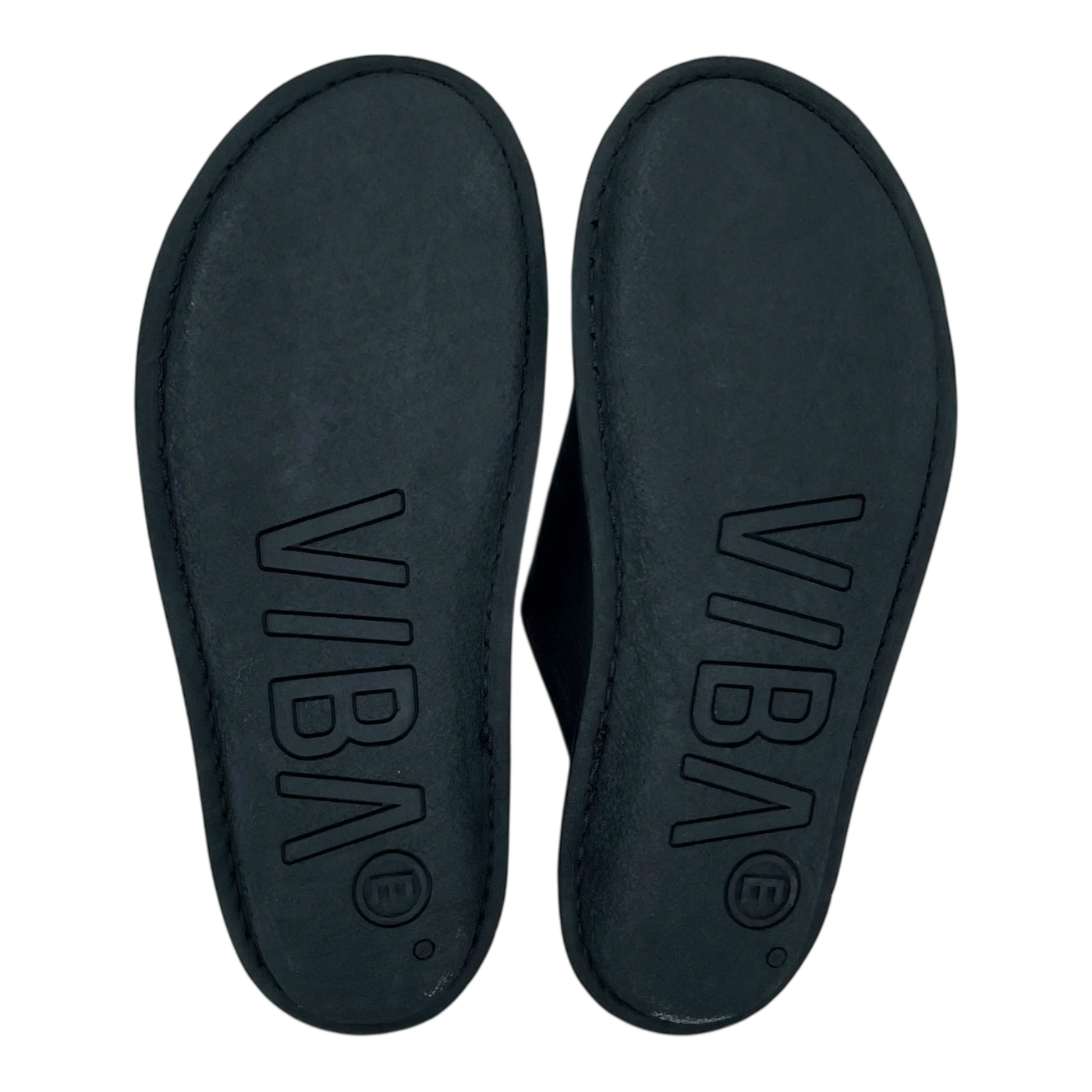 VIBAe Roma leather slippers, preto black | 45