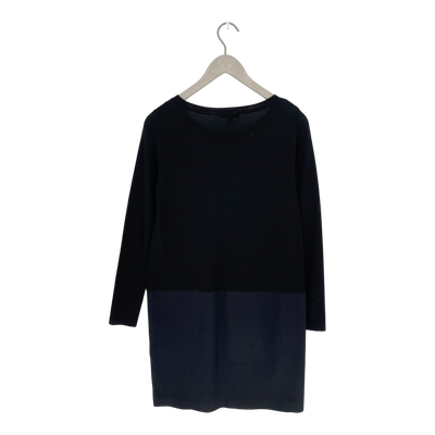 COS frill pocket dress, black | woman XS