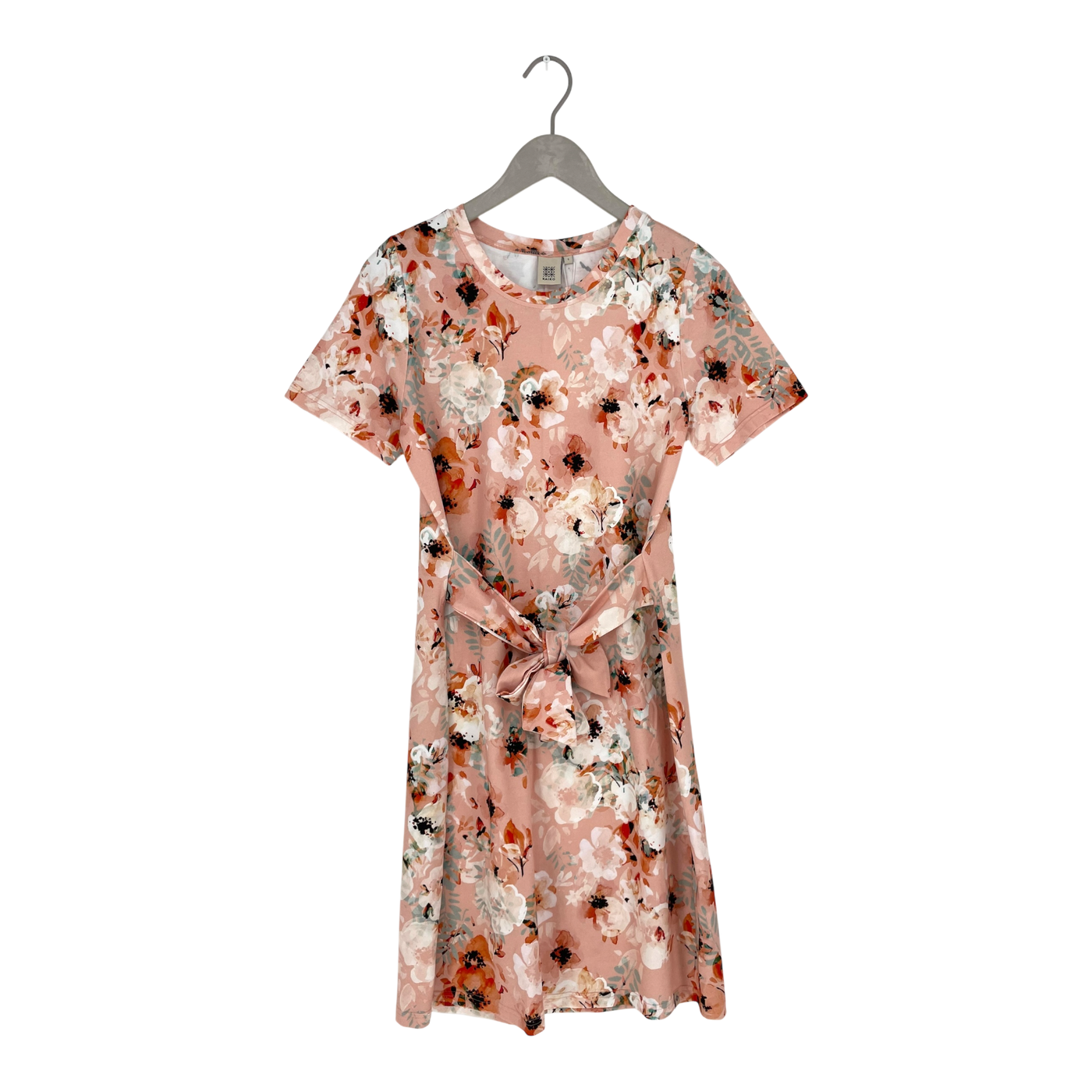 Kaiko t-shirt belted dress, peach blush | woman S