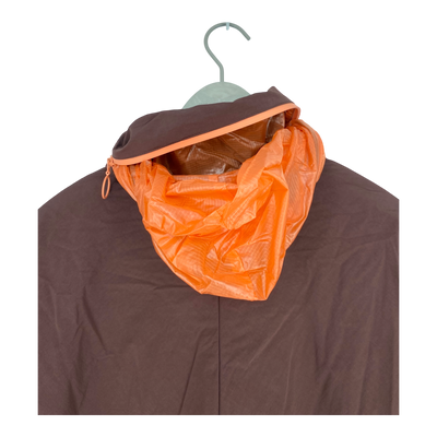 Embassy of Bricks and Logs dhola rain jacket, mauve/plum | woman L