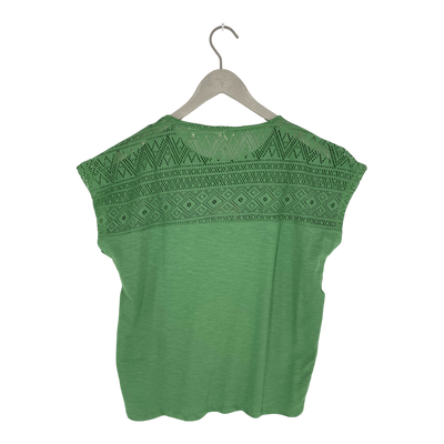 Tranquillo lace t-shirt, green | woman S