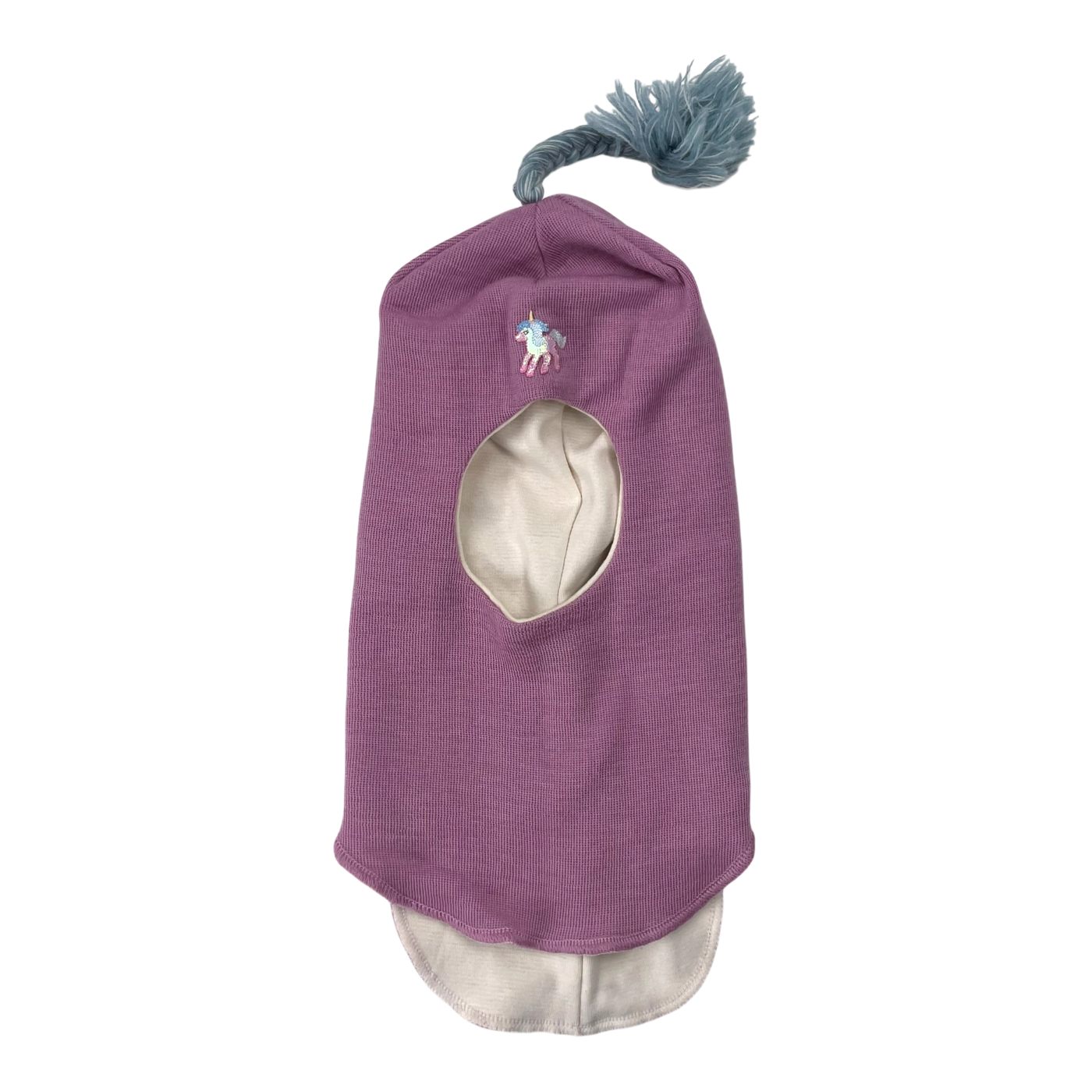 Kivat merinowool balaclava, purple | 8 years