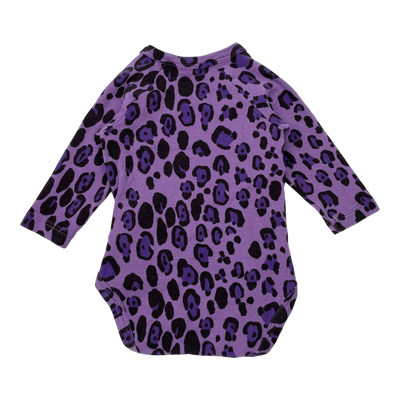 Mini Rodini Körper, lila Leopard | 56 cm