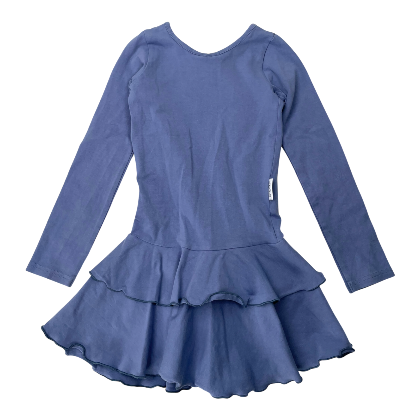 Gugguu frilla dress, blue | 104cm