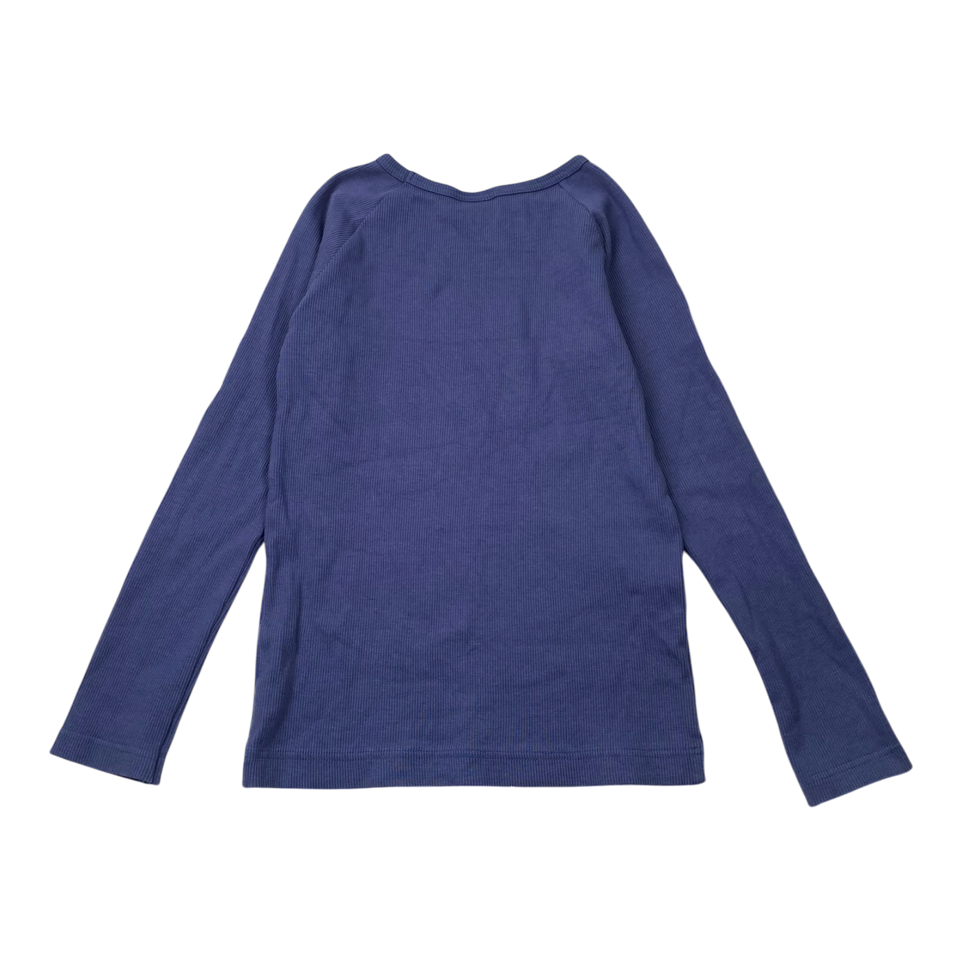 Metsola rib shirt, royal blue | 122/128cm