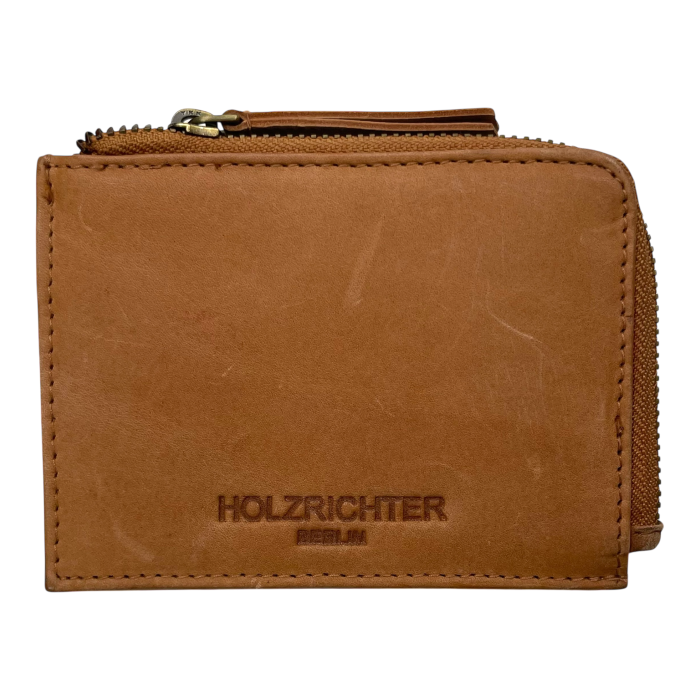 Holzrichter leather wallet, caramel