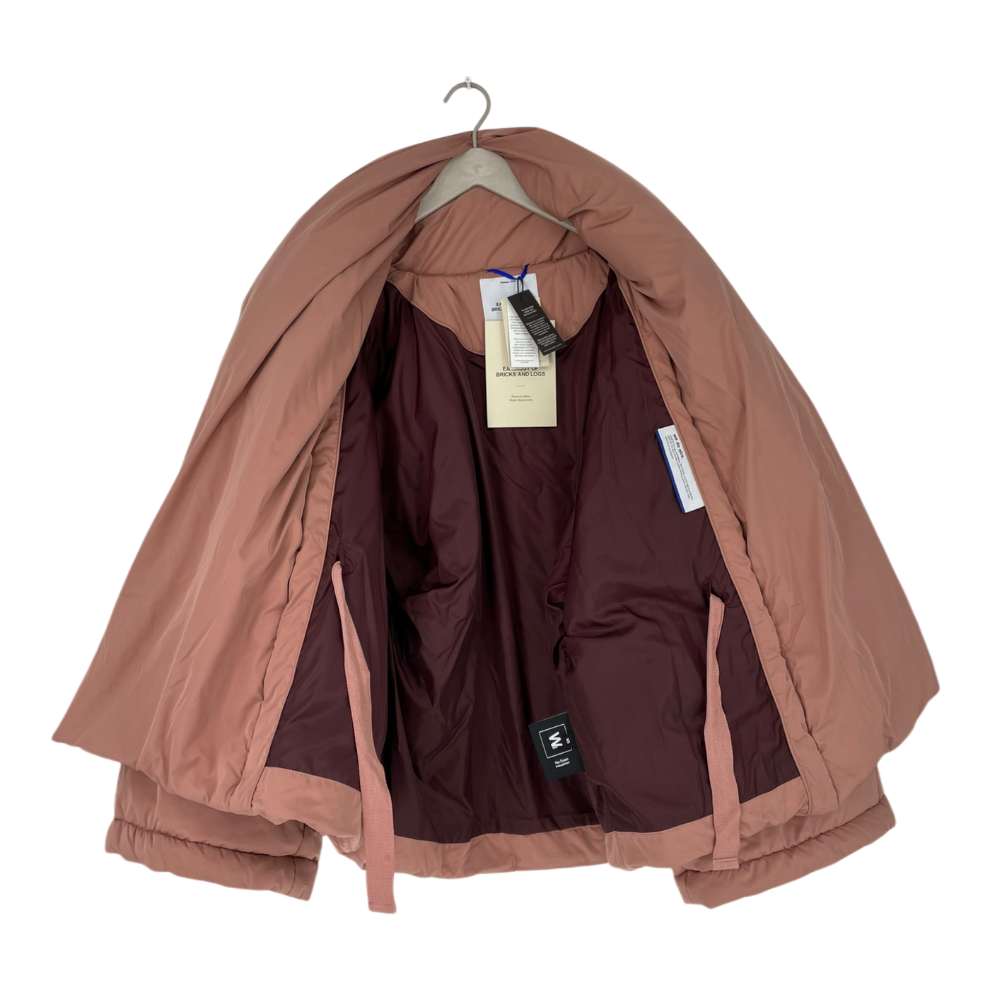 Embassy of Bricks and Logs chiba puffer coat, shadow rose | woman S