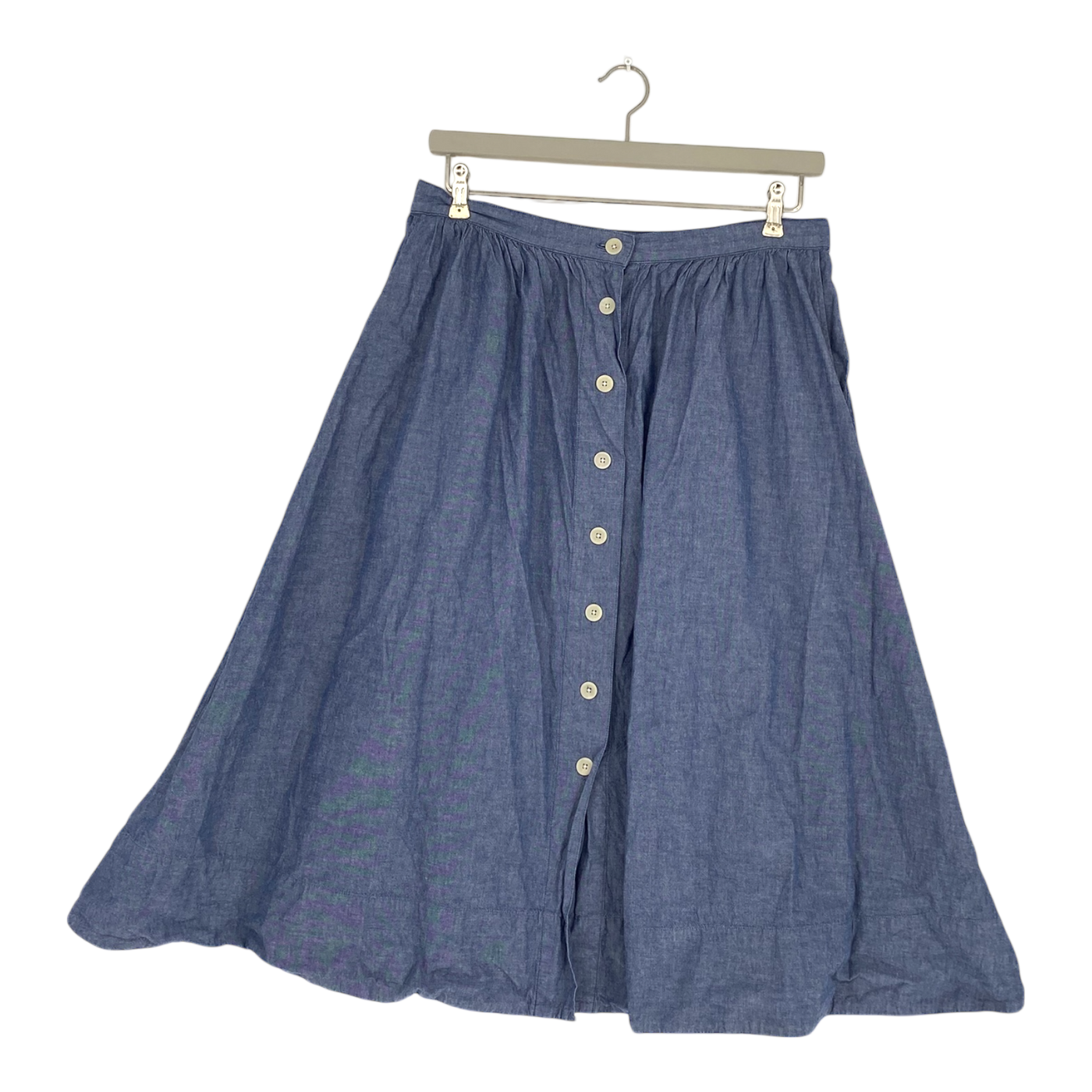 Kings of Indigo jean skirt, blue denim | woman L