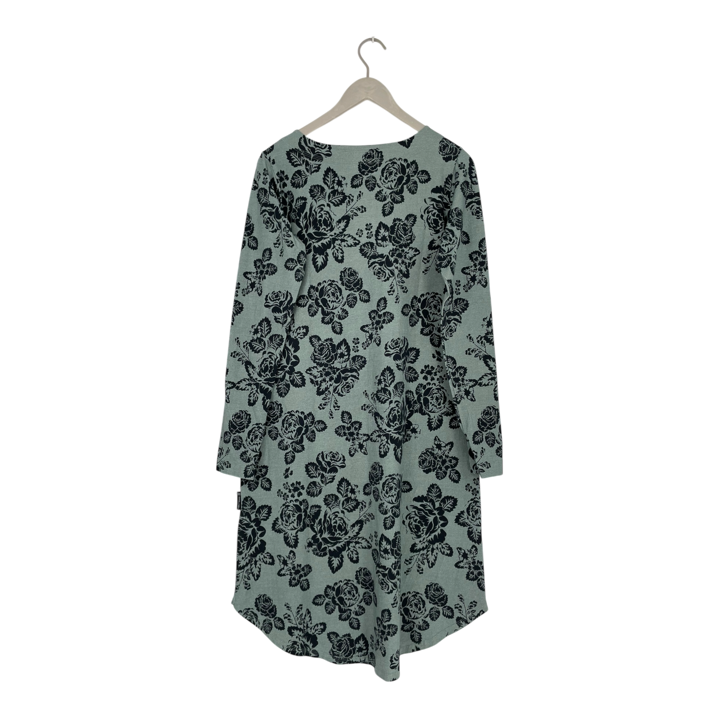 Ommellinen kamoon dress, babushka roses denim | woman L