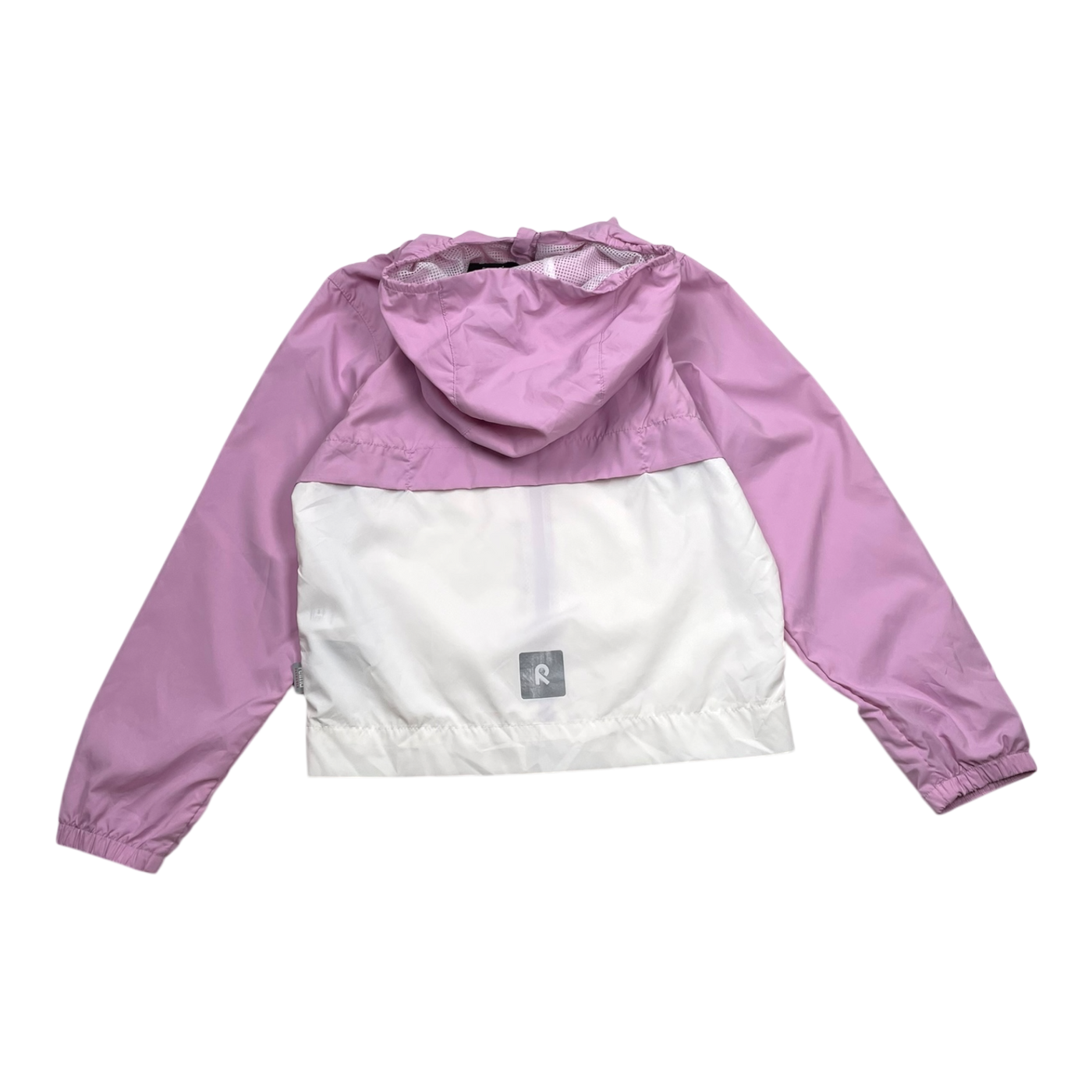 Reima arvo windbreaker jacket, white/pink | 128cm