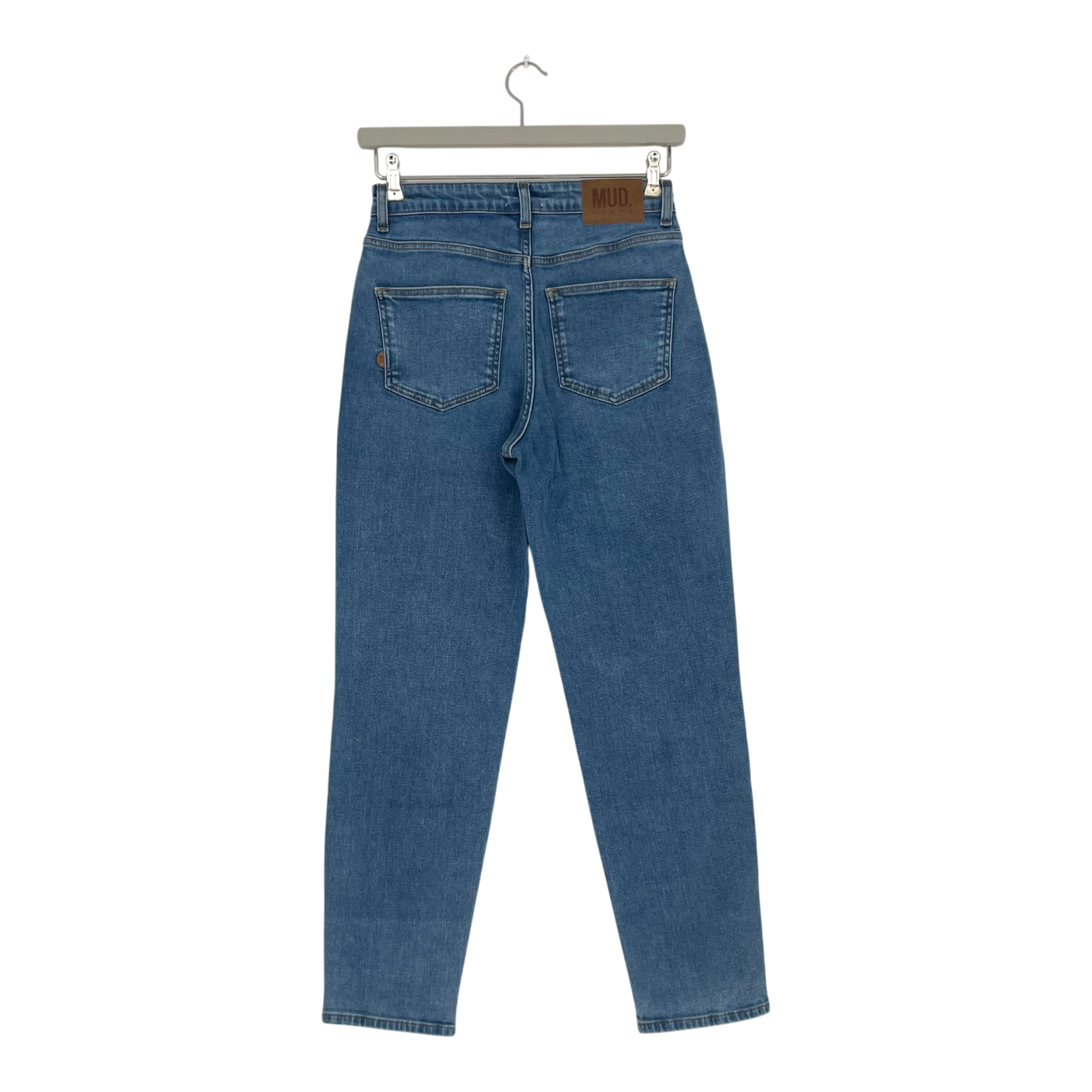 Mud Jeans mams high tapered jeans, light denim blue | woman 27/34